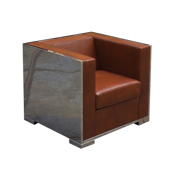 1308-Glossy-armchair-with-leather-upholstery-brown-2