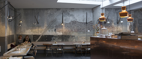 NLD, Niederlande, Rotterdam, Cafe und Restaurant Bakkerswinkel neu, Inneneinrichtung von Piet Hein Eek 2015 | NLD, The Netherlands, Rotterdam, cafe and restaurant new Bakkerswinkel, interior furnitures and installations by Piet Hein Eek 2015