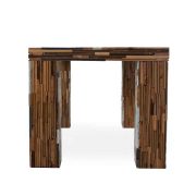 afval houten tafel-zijaanzicht-W