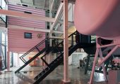 15.05.2018 | Social label Lab geopend door Koningin Maxima NLD, Niederlande, 's-Hertogenbosch, Social Label Lab in Werkwarenhuis, Architektur von Eek en Dekkers (Piet Hein Eek Architecture), interiors von Studio Boot | NLD, The Netherlands, 's-Hertogenbosch, Social Lab in Werkwarenhuis, architecture by Eek en Dekkers (Piet Hein Eek Architecture), interiors by Studio Boot