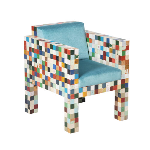 3890-24 40×40 fauteuil gekleurd