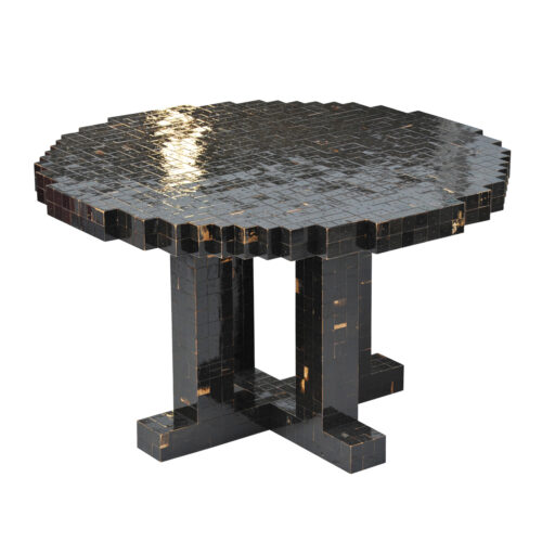 ronde tafel zwart no33