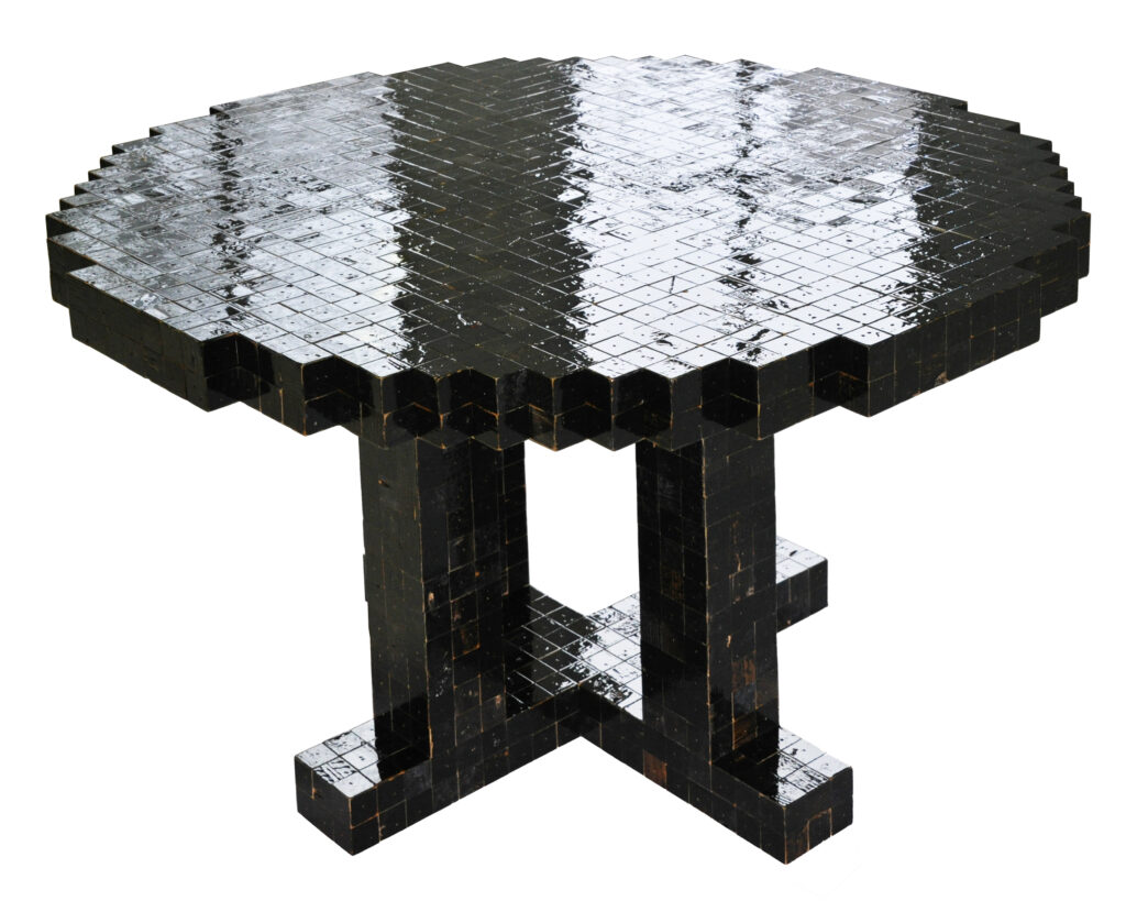 14. afvalafval ronde tafel zwart • PIET HEIN EEK